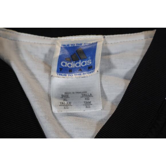 Adidas Pullover Jacket Mens XL Windbreaker Team Lined Athletic Vintage Style - Picture 4 of 6